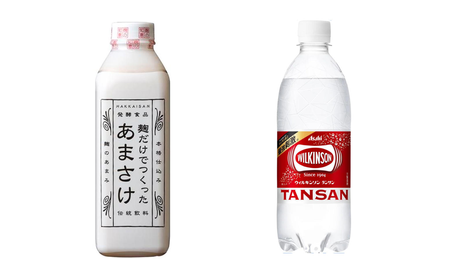 【甘酒レシピ】スパークリング甘酒の作り方（使用した甘酒と炭酸水）