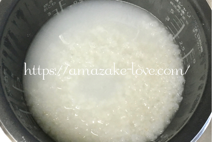 [make amazake]make koji amazake(porridge)