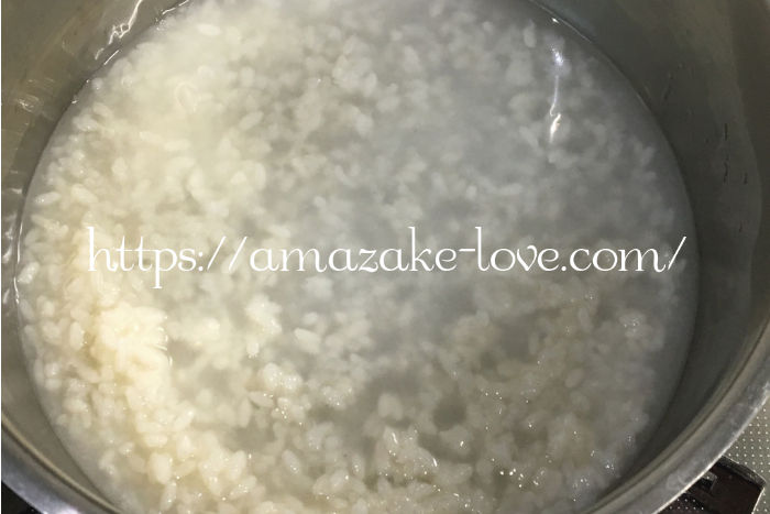 [make amazake]make koji amazake(how to make)