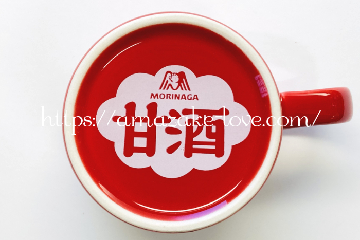 [Amazake blog] The novelty of Morinaga Amazake is cute(mug)