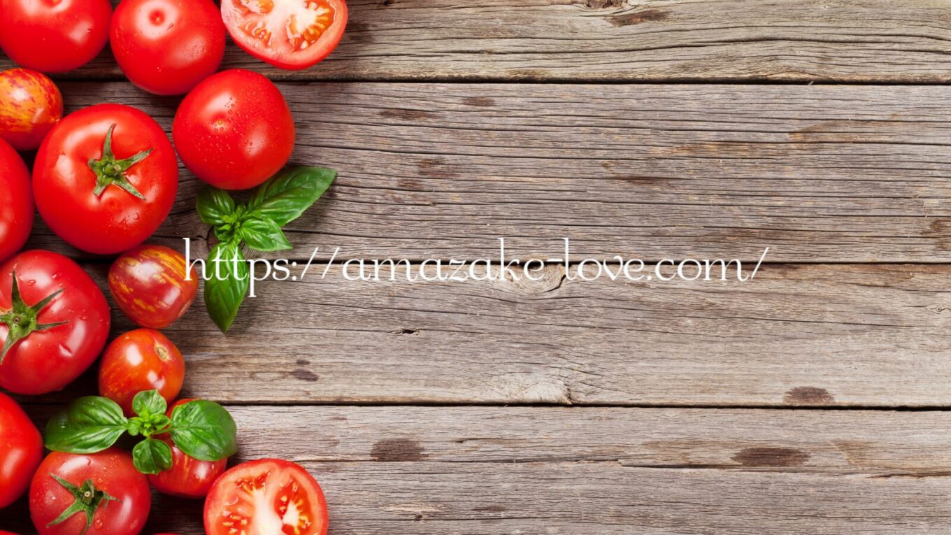 [Amazake recipe]How to make Tomato Amazake(tomato)