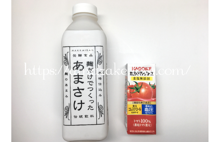 [Amazake Recipe]How to make Tomato Amazake(material)