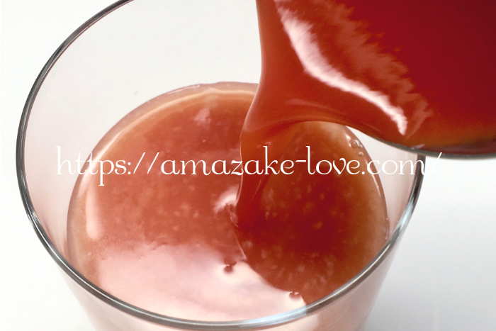 [Amazake Recipe]How to make Tomato Amazake