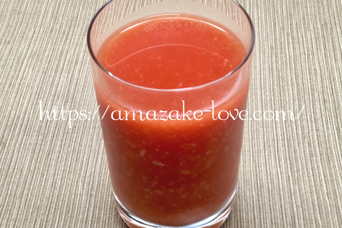 [Amazake Recipe]How to make Tomato Amazake