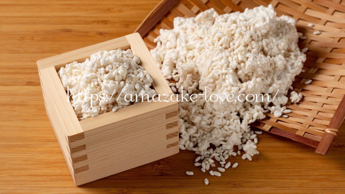 [Amazake recipe]How to make koji amazake(rice koji)